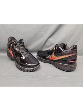 Nike Zoom LeBron NXXT Gen AMPD Sneakers Black Gold Men's Size 9 NEW IN BOX!